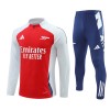 Arsenal Trainings Sweatshirt Quarter-zip 2024-25 Rode - Heren